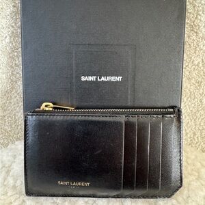 Saint Laurent Black Card Holder
